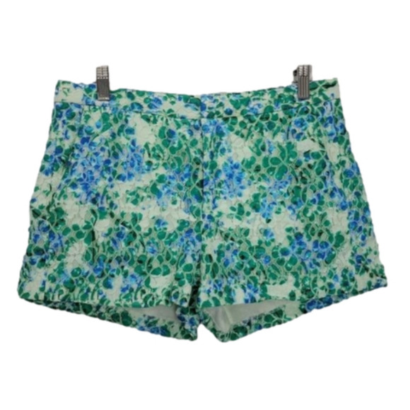 Madewell SHORTS Blue Painted Lacebloom Floral Style - Picture 1 of 15